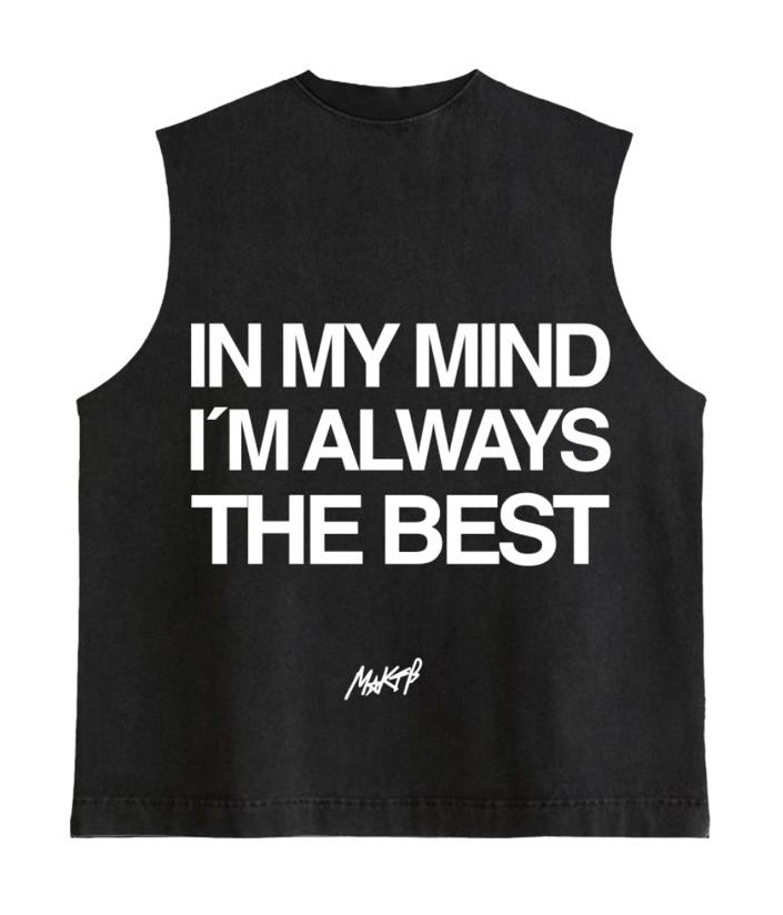 BLACK CR7 TANK TEE