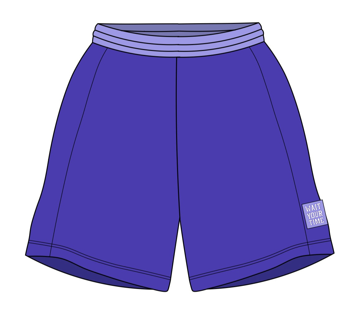 PURPLE MAKTUB NFL SHORTS
