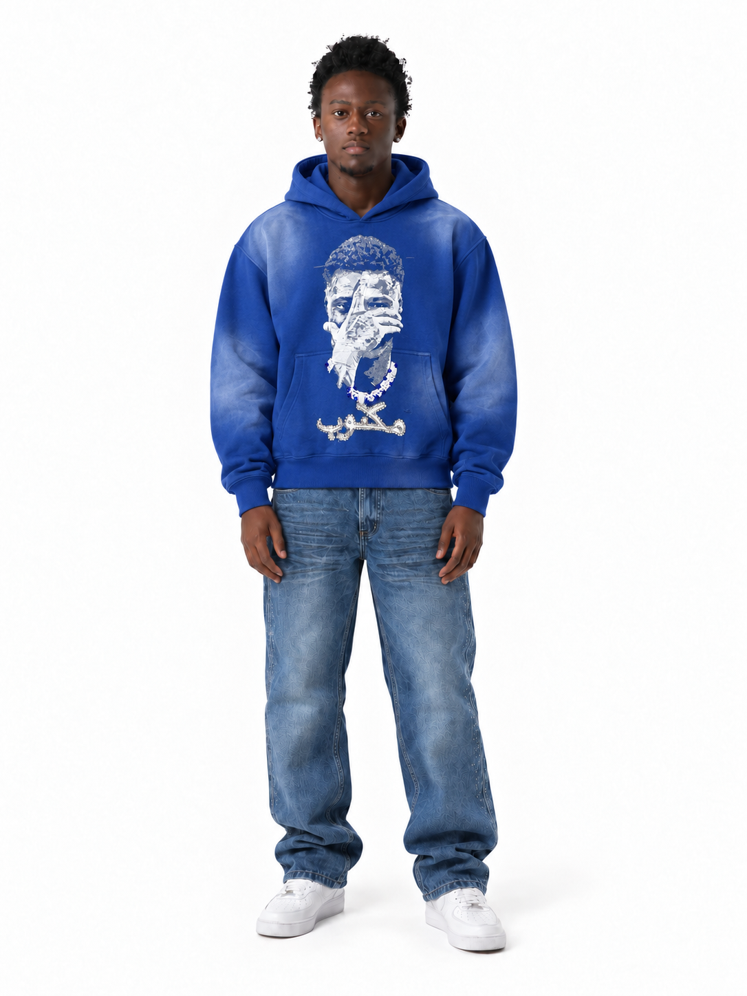 BLUE PROMES HOODIE