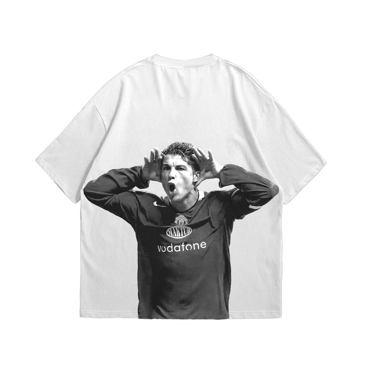WHITE CR7 TEE