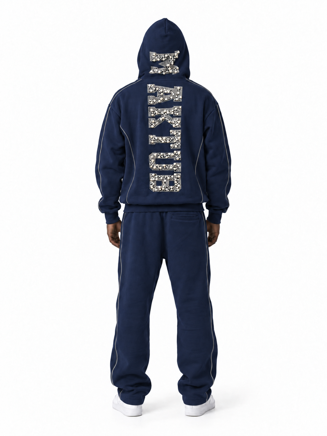 DARK BLUE PEARLS REFLECTIVE JOGGER