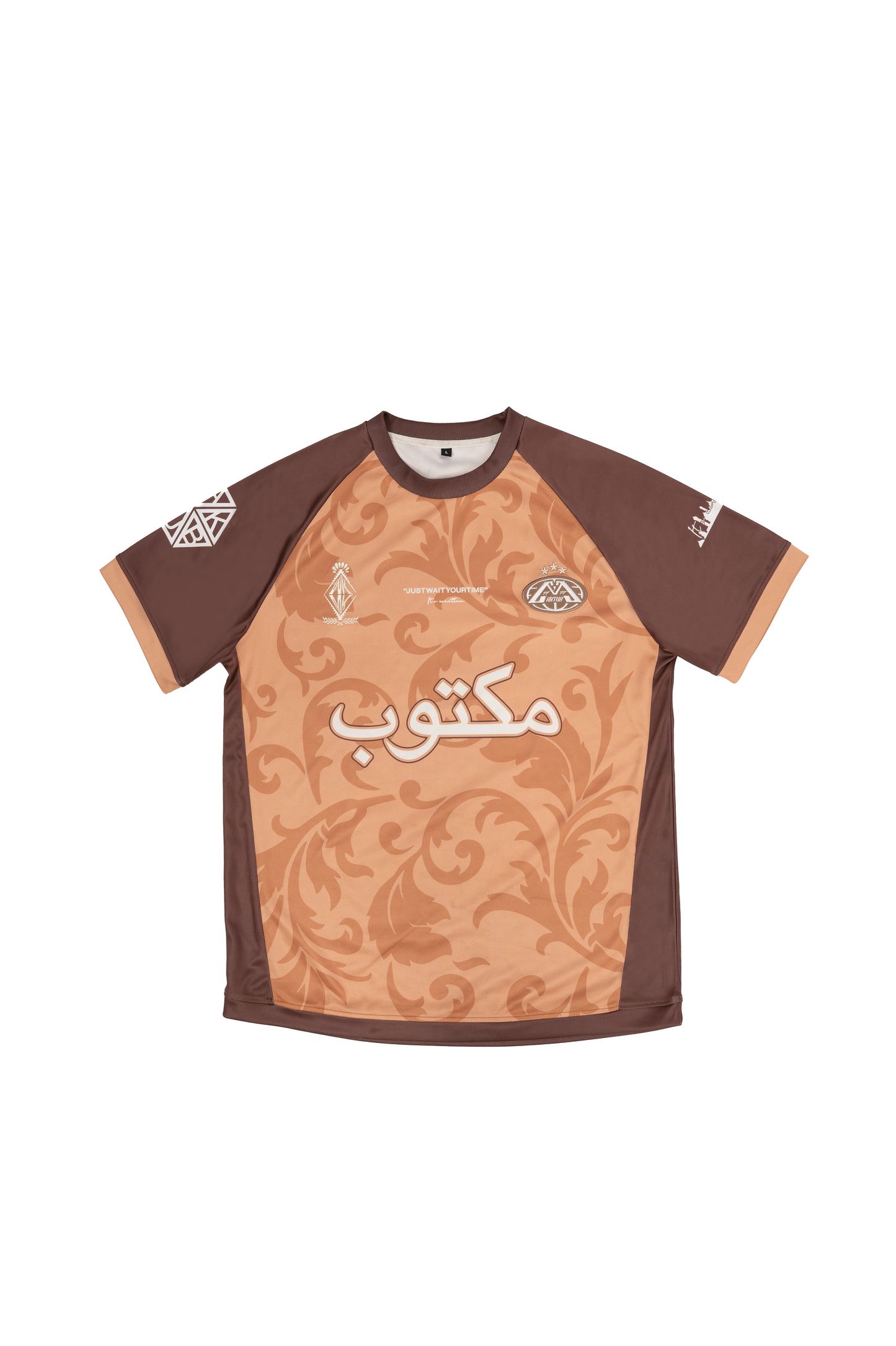 MAKTUB BROWN FOOTBALL JERSEY