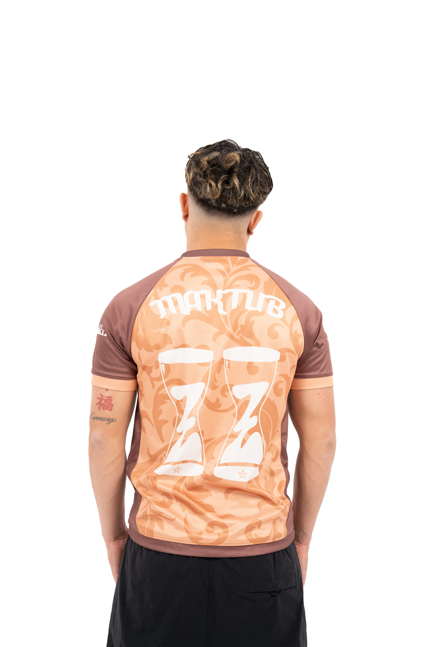 MAKTUB BROWN FOOTBALL JERSEY