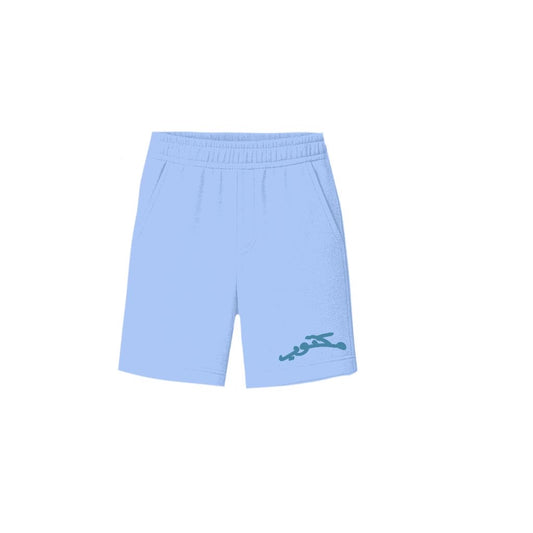 BABY BLUE BASIC SHORTS