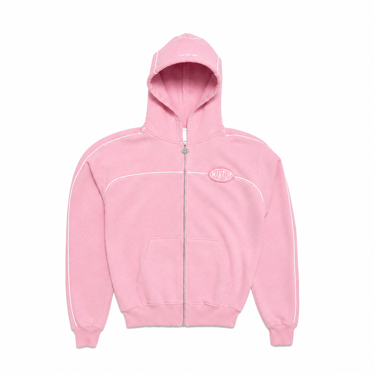 MAKTUB PINK REFLECTIVE ZIPPER
