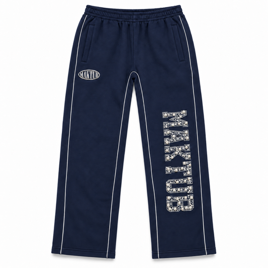DARK BLUE PEARLS REFLECTIVE JOGGER