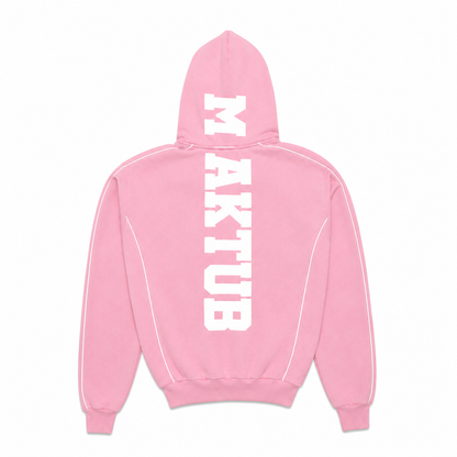 MAKTUB PINK REFLECTIVE ZIPPER