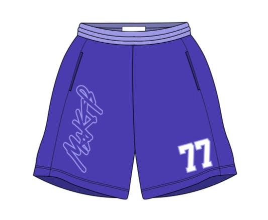 PURPLE MAKTUB NFL SHORTS