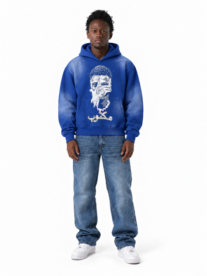 BLUE PROMES HOODIE