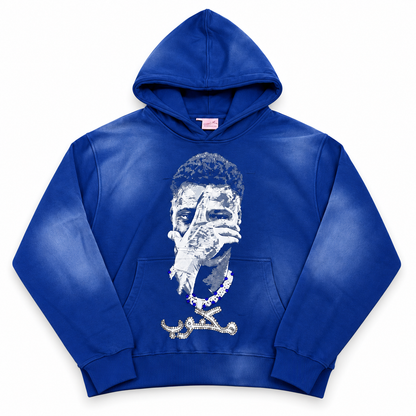 BLUE PROMES HOODIE
